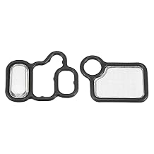 ACROPIX VTEC Solenoid Gasket Spool Valve Filter Screen Fit for Honda CR-V - Pack of 2 Black