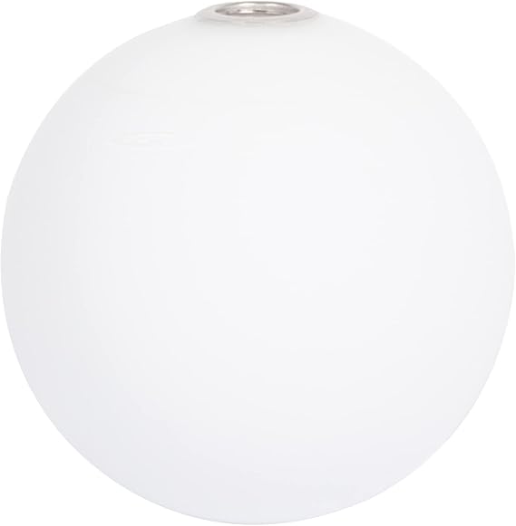 Frosted White Globe Glass Replacement, Glass Ball Lamp Shade for Chandelier/Pendant Light/Ceiling Light/Wall Sconce/Floor Lamp, Size:1.2"(3cm) of socket base; 5.12"(13cm) of globe diameter
