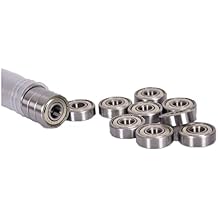 10pcs Bearing 603 604 605 606 607 608 609 623 624 625 626 627 628zz 2RS (Size : 608zz 8x22x7mm)
