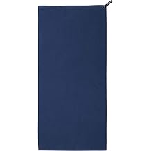 PackTowl Personal Ultralight Microfiber Camping and Travel Towel, Midnight, Face 14.00" x 10.00"