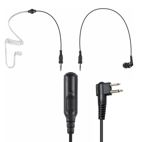 2 Pin Earpiece M1 Ear Piece Headset Ptt Mic to 3.5mm Aux Audio Earphone for Motorola cp100 cls1410 gp300 cp200d bpr40 CLS 1110 1410 cp185 dlr1060 rdm2070d dlr1020 rmu2040 rdu4100 dtr700