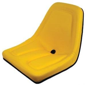 Deluxe Mower Tractor Seat Compatible with John Deere, Kubota, Allis-Chalmers, Bobcat, Case-IH, Ford New Holland, White, Oliver, Mpl, Moline, Massey Ferguson High Back (Yellow)
