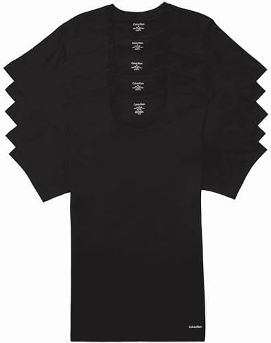 Calvin Klein Mens Cotton Classics 5-Pack Undershirts