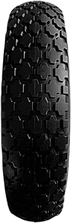 2 New HORSESHOE Knobby 4.80/4.00-8 Solid Flat-Free Wheelbarrow Cart 16" Wheels w/Grease Fitting, Center Hub Length 3"-6" Installed 1" Grease Bushing