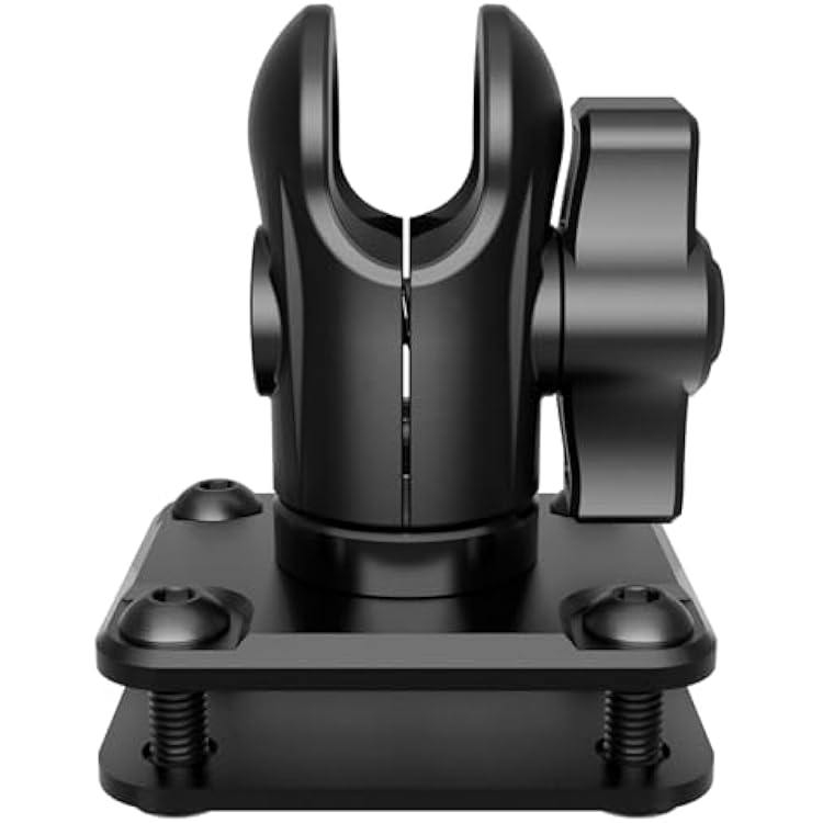 Tackform AMPS Short Reach Adapter - 20mm Aluminum Ball Socket | 4-Hole Drill Base | Mount to Dash, AMPS, Grid Brackets | with Hardware | NOT for 1 B Size Systems