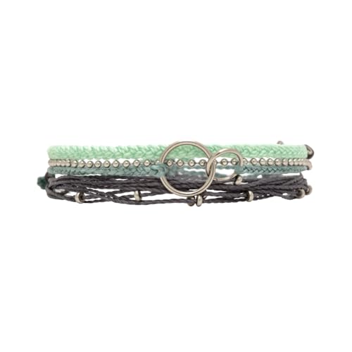 Pura Vida Bracelets Pack Salty Circle Style Pack - 3-Piece Boho Bracelet Stack