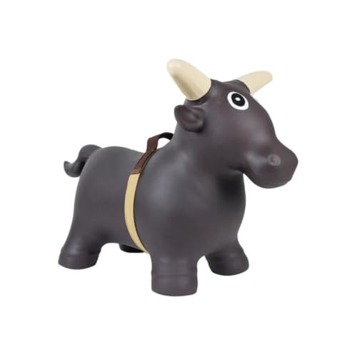 Big Country Toys Lil Bucker Bull Kids Toys - Rodeo Ride On Toys for 18 Months to 3 Years - Bouncy Animals for Toddlers - Inflatable Kids Hopper Toy with Hand Pump