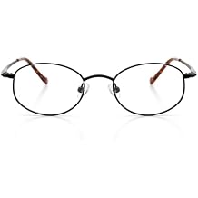 Optical Eyewear - Oval Shape, Metal Full Rim Frame - for Women or Men Prescription Eyeglasses RX