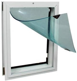 SB Standard Door Mount Pet Door -Medium - White