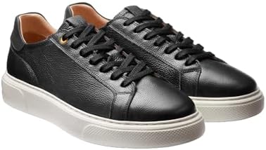 Men's Sunset Sneaker 2.0 | Black Leather on White Sole