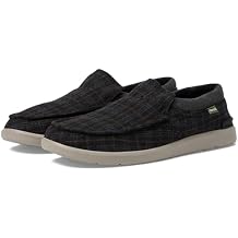 Sanuk Sidewalk Surfer Lite 2 SL Plaid Black 7 D (M)