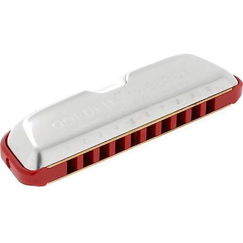 Hohner Golden Melody Progressive Harmonica, Key of E M544BX-E