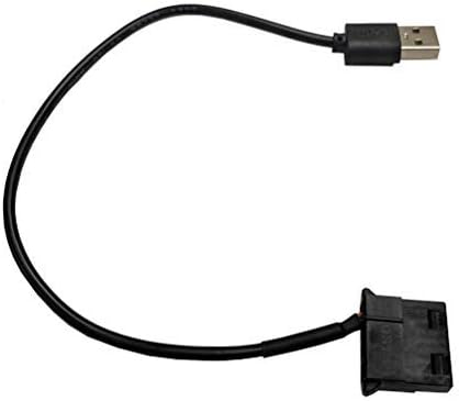 coolerguys USB A Male to Male 4pin Molex Connector (Female pins 12v Side)