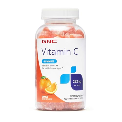 GNC Vitamin C Gummies - 282mg | Immune Support | 120 Gummies