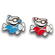 Cuphead & Mugman Collectors Edition Planes Enamel Pin Set