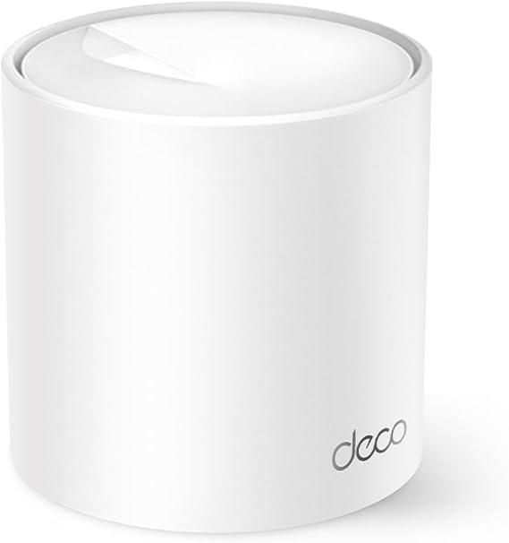 TP-Link Deco X50(1-pack), AX3000 Mbps, AI Support, Gigabit Ports, Connectivity up to 150 Devices, Coverage up to 230 m2, Easy Installation with Mobile App, Wi-Fi 6 Mesh System