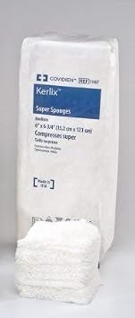 Covidien Fluff Dressing Gauze 6 X 6-3/4 Inch Rectangle Nonsterile -Bag of 100