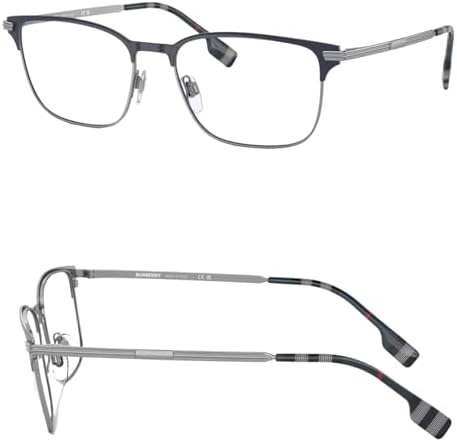BURBERRY MALCOLM BE1372 Rectangle Shape Metal Eyeglasses with Luxury Eyewear Kit