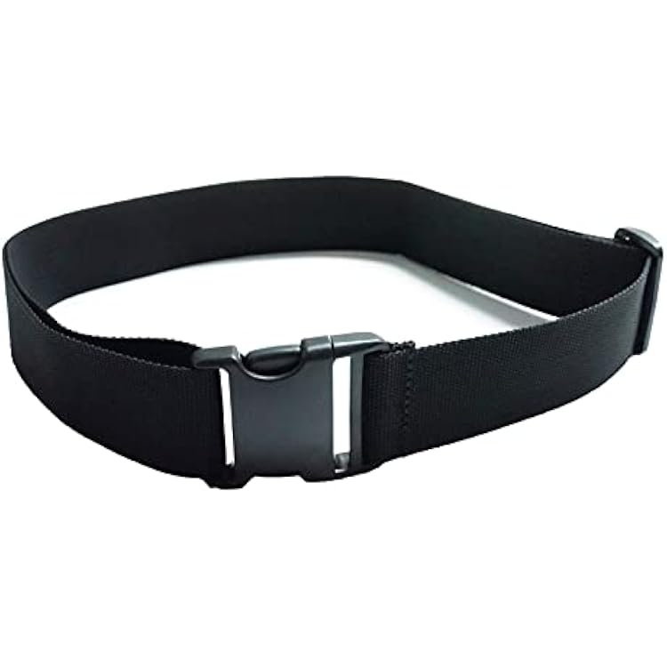 MELOTOUGH Tool Web Work Belt Buckle 2 inch Wide belt Black Simple Style for Woodworkers and Contractors one size fits all