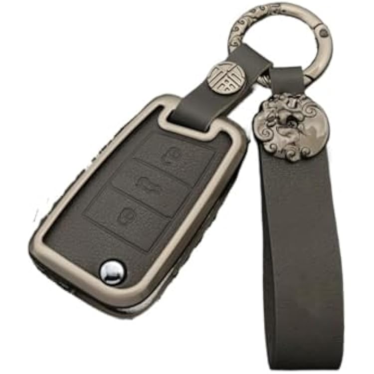 Car Key Case Rings Chinese Fashion Car Key Case Cover Shell Fit For Skod Fit Fit Octavia Fit For Tigua Fit For Seat Leon FR Lbiza Polo Fit For Golf MK Lavida Keychain Car Key Case ShellB Key black2