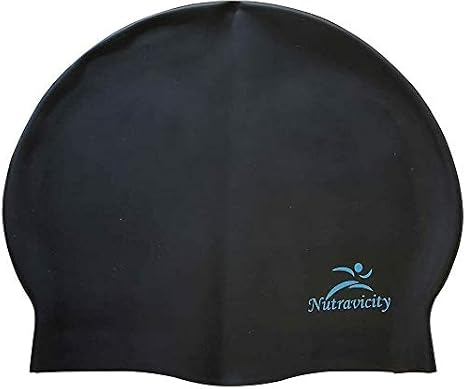 Swim Caps for Short Hair, Durable Silicone Swimming Caps for Women Men Adults Youth Kids