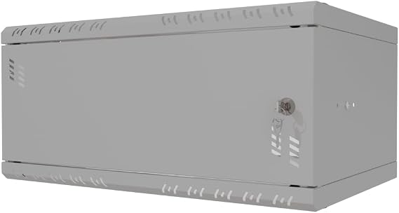 4U Wall Mount Server Cabinet - Network Rack Enclosure with Lockable Door - Network Cabinet 350mm Depth for 19” IT Equipment and A/V Devices - Server Rack Enclosure