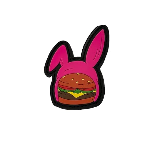 Bunny Burger - PVC Morale Patch | Hook & Loop Backing