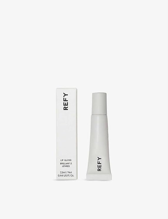 REFY Lip Gloss, Clear, 0.44 Fl Oz - High-shine, Non-stick, Long-lasting, Nourishing, Smooth