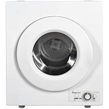 2.6 cu. ft. White Compact Electric Dryer