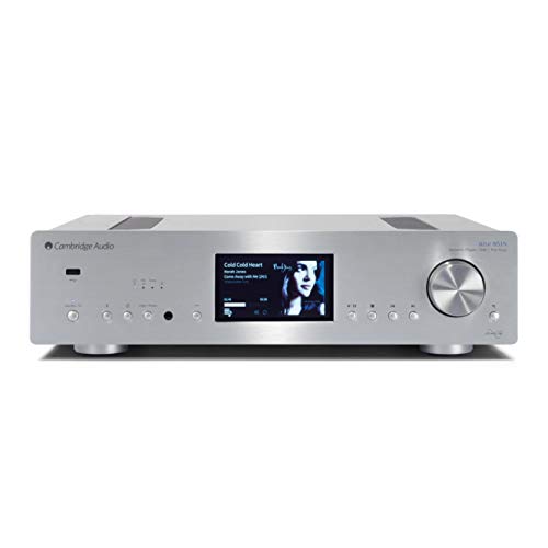 Cambridge Audio Azur 851N Stereo Digital Preamplifier, Network Player | Hi-Fi All-in-One Receiver | Wireless Media Streaming with WiFi, Apple AirPlay and Android Compatible Silver