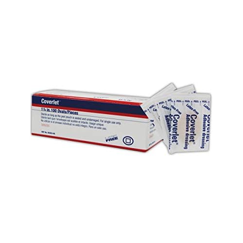 Beiersdorf BEI0303 Coverlet Elastic Cloth Oval Spot Bandage, 1.25, Flesh Pack of 100
