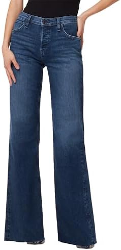 Hudson Womens Rosie High Rise Wide Leg Jean