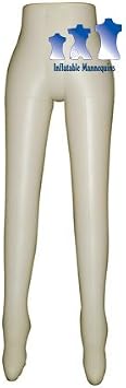 Inflatable Mannequins, Female Leg Form, Ivory