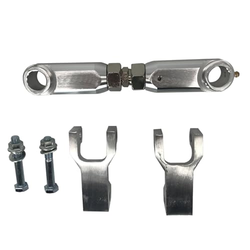 Front & Rear Billet Lowering Kit Compatible for Yamaha Raptor 700 700R YFM700 2006-2017 Raptor 660 660R YFM660R 2001-2005 Raptor 350 YFM350 2004-2013