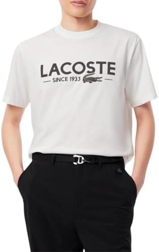 Lacoste Mens Cotton Logo Tee