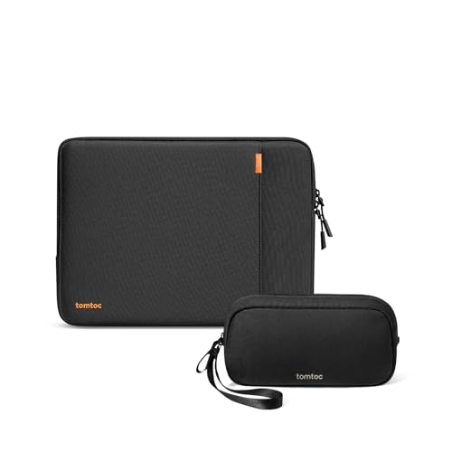 tomtoc 14-inch 360 Protective Laptop Sleeve & Electronic Organized Case, S