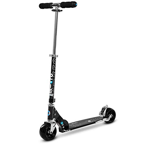 Micro Kickboard | Rocket Foldable Scooter for Ages 8 | Riders up to 220 lbs | 2 Wheel | Extra-Wide 120 mm PU Wheels | Adjustable T Bar | Compact for Travel & Storage | Swiss Design