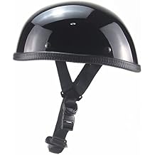 Retro Motorcycle Half Helmet Skull Cap Helmets Jet Motorbike Helmet Spoon Helmets Hard Hats DOT Certification Crash Helmet for Men and Women Mopeds Scooters Cruisers B,XXL(63CM)