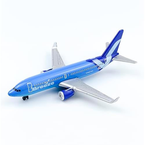 Breeze Airplane Model, Die-cast Metal Planes with Plastic Parts, Suitable for Collection and Display
