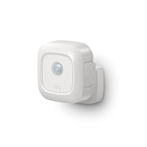 Ring Motion Sensor Battery-powered outdoor sensor for Ring smart lights, works with Amazon Sidewalk, White