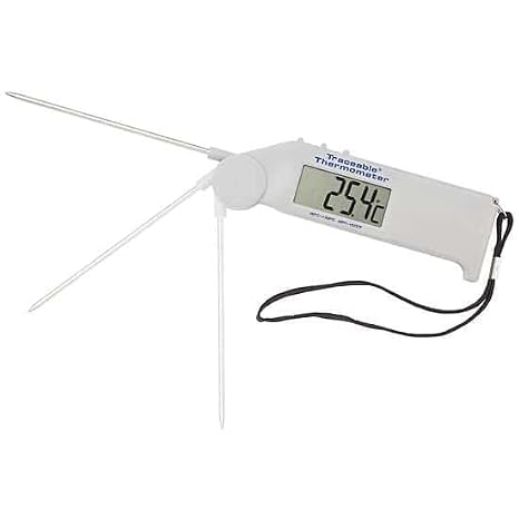 Traceable Flip-Stick Thermometer Ultra with Calibration; 0.3C accuracy at tested points