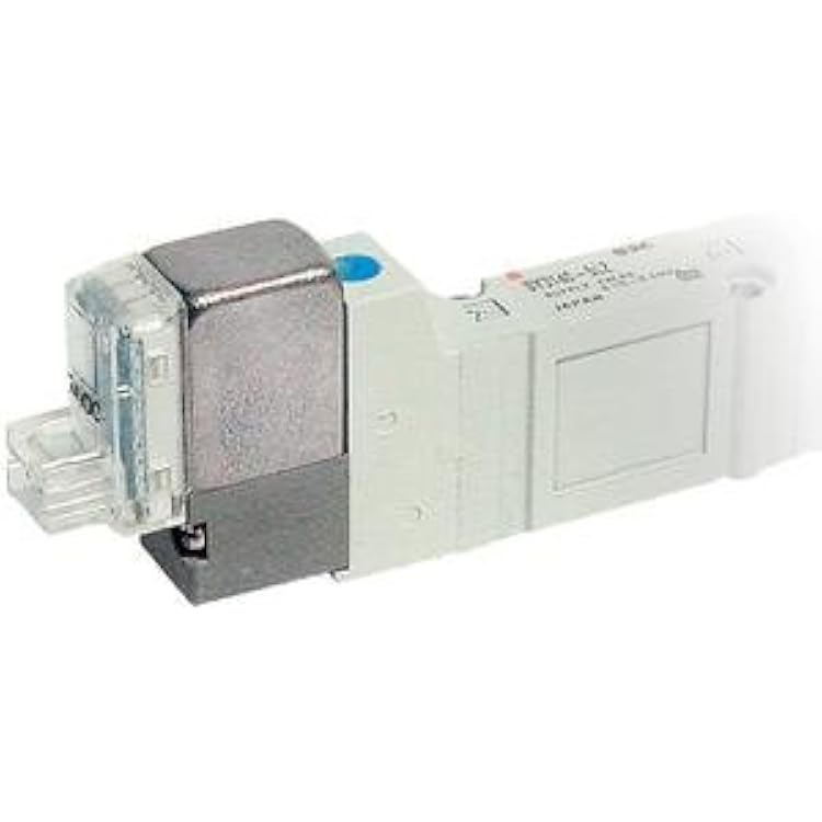 Smc Sy7240-5dz 24 V Dc, 2-position Double Actuation, 5 Port, Base Mounted, Din Terminal With Connector, Internal Pilot, Non-locking Push Manual Override, Rc Thread, Single Unit, Solenoid Valve, Sy Ser