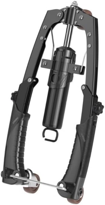 Saker Twister Arm Trainer with Wheel, Adjustable Hydraulic Power Twister Arm Exerciser, Micro-Rebound Design, Portable Chest & Arm Strength Trainer for Home Gym for All Fitness Levels