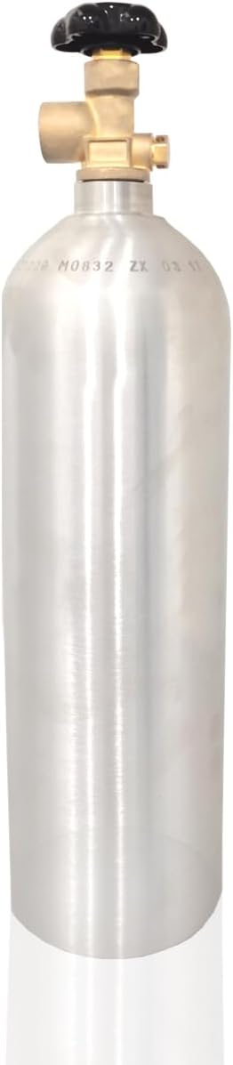 VICTORY 21.4 cu.ft.Nitrogen Air Tank High Pressure Aluminum Alloy Gas Cylinder with CGA580 Valve Production Date 2023