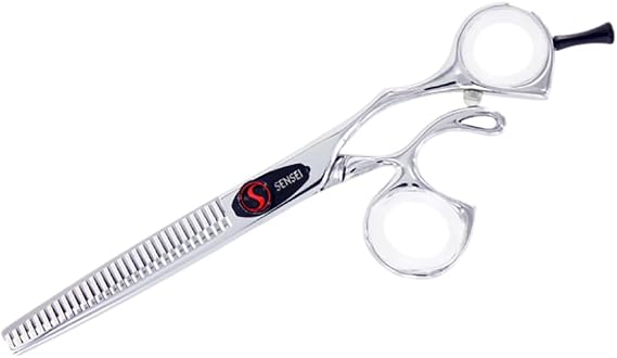 Sensei Shears Ng 6" Neutral Grip 30 Tooth Blending Leaf Spring Tension Shear