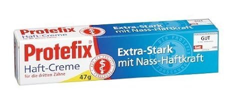 Protefix Adhesive - Extra Strong Denture Fixing Cream by Protefix