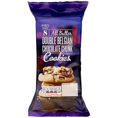 Marks and Spencer All Butter Double Belgian Choc Cookies 200g