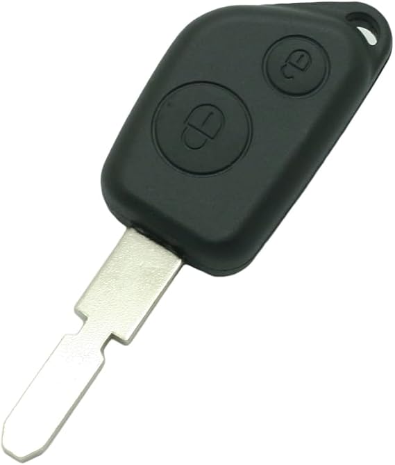 Replacement Key Shell Compatible with PEUGEOT 306 406 2 Button Keyless Entry Remote Key Case Fob PG319C