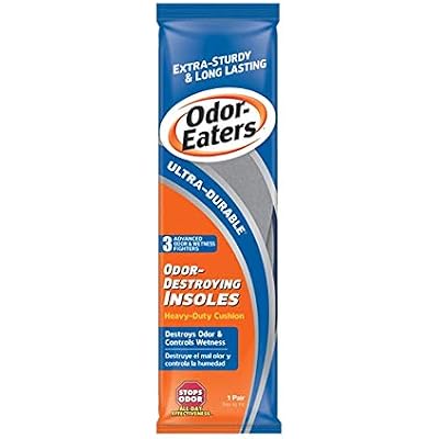 Odor-Eaters Ultra-Durable Odor-Destroying Insoles, One Size, 1 Pair by Odor-Eaters