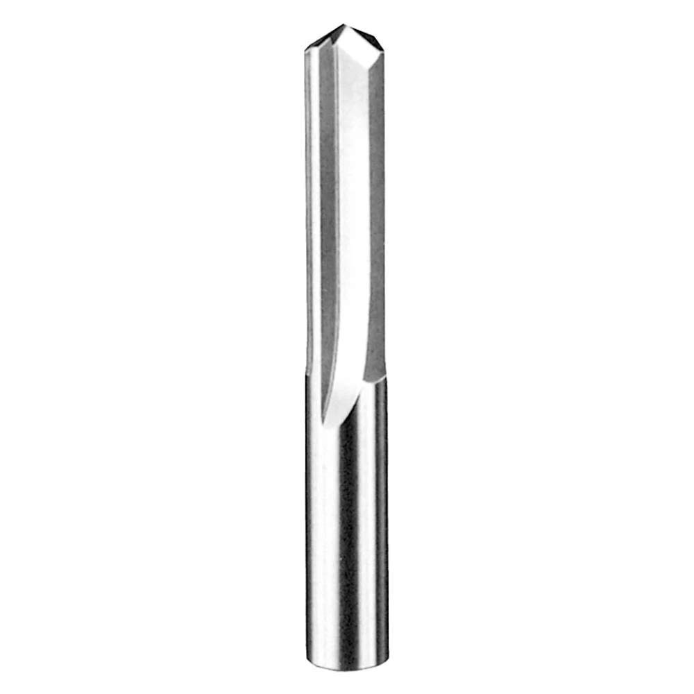 56107 106 Straight Flute Drills, Uncoated, 0.1094 Cutting Diameter, 1316 Cutting Length, 1-1316 Length